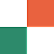 White/Orange/Green